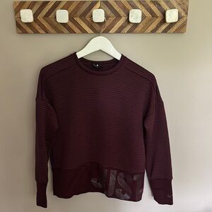 Nike Dri-FIT Burgundy Top